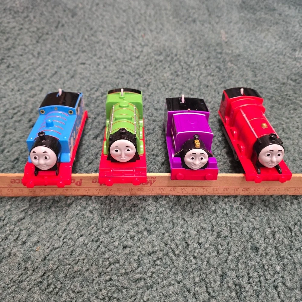Thomas & Friends TrackMaster Motorized Train Lot Thomas James Henry Charlie 4pc